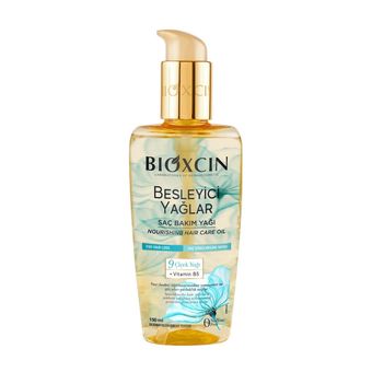 روغن مراقبتی مو بیوکسین Bioxcin مدل Nourishing Oils بدون سولفات مناسب موهای خشک و آسیب دیده 150 میل