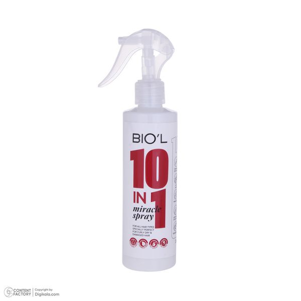 ماسک نرم‌کننده مو بیول مدل 10IN1 مناسب موهای مجعد و آسیب‌دیده حجم 240 میلی‌لیتر