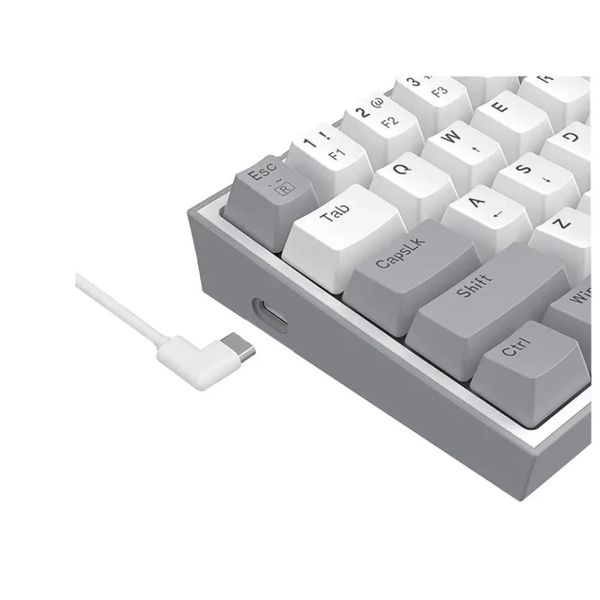 Keyboard Gaming REDRAGON FIZZ K617 White - Grey