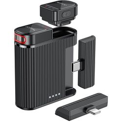 میکروفون یقه‌ای بی‌سیم YESIDO KR19 برد 100 متر