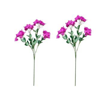 گل مصنوعی مدل شاخه شکوفه گل کاغذی مجموعه 2 عددی