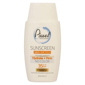کرم ضد آفتاب صورت و دور چشم بدون رنگ پیکسل SPF35