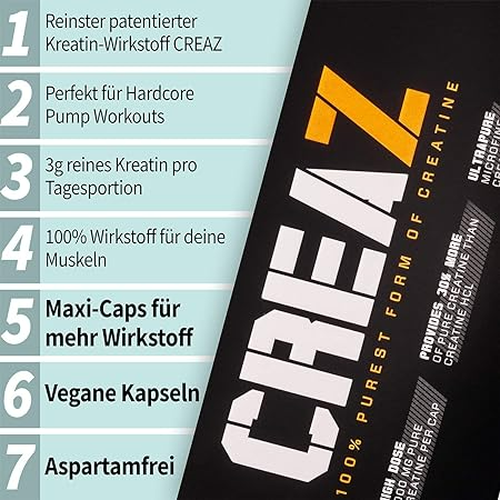 کپسول کریز کراتین بادی اتک Body Attack CREAZ
