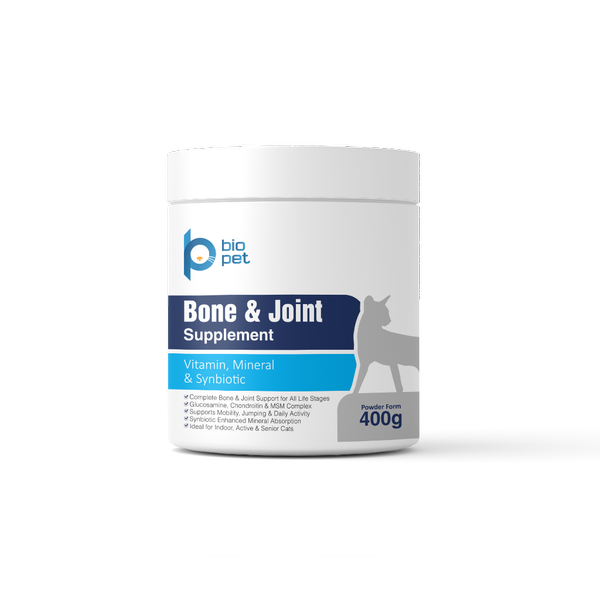 مکمل مفاصل و استخوان گربه بایو پت مدل Bone & Joint وزن 400 گرم