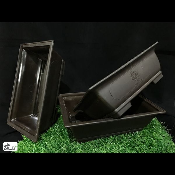 گلدان بن سای پلاستیکی مستطیل