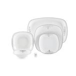 سرویس غذاخوری 98 پارچه 12 نفر چینی زرین ایران مدل کواترو مونت کارلو درجه عالی