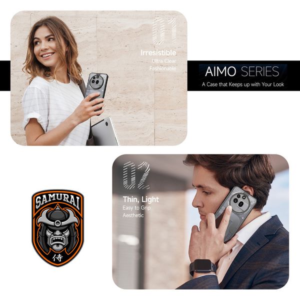 کاور سامورایی مدل Aimo مناسب برای گوشی موبایل ناتینگ Phone 3a Pro
