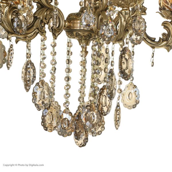 لوستر 10 شعله شاهان تک کد B/8036