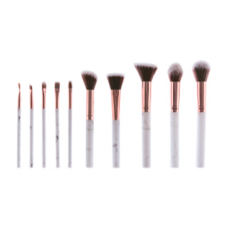 براش آرایشی 10 عددی دسته سرامیکی اورجینال