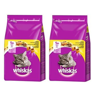 غذای خشک گربه ویسکاس مدل chicken وزن 300 گرم بسته 2 عددی