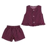 ست تاپ و شلوارک راحتی نوزادی مدل MDSS-CH3743