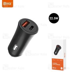 شارژر فندکی 22.5 وات PD برند BIVA مدل Fast Charge Type-C