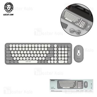 کیبورد و ماوس بی سیم گرین لاین مدل GKM-300