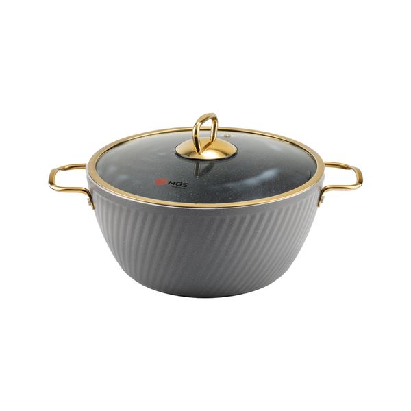 سرویس قابلمه و تابه گرانیت 16 پارچه ام جی اس مدل ماینز کد 001