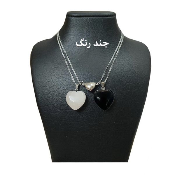 گردنبند قلب سنگی