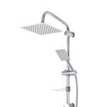 ست 6 تکه مدل لاله کروم + دوش دوکاره استیل (5 سال گارانتی شیرآلات + ارسال رایگان)