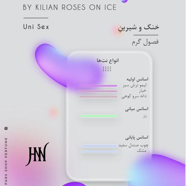 ادکلن بای کیلیان رز آن آیس 100 میل جانوین (جکوین) By Kilian Roses on Ice Johnwin