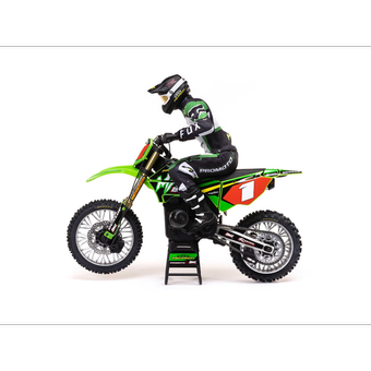 موتور کنترلی لوسی براشلس losi 1/4 Promoto-MX Motorcycle RTR with Battery and Charger