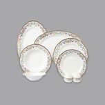 سرویس غذاخوری 102 پارچه 12 نفر چینی زرین ایران مدل گلستان سری ایتالیا اف درجه عالی