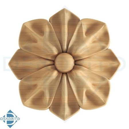 گل منبت راش کد C110 - 50*50*17