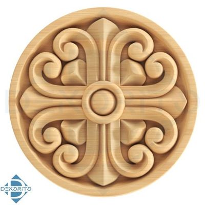 گل منبت راش کد C115 - 80*80*15