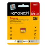 کارت حافظه‌ microSDXC پاناتک مدل Extreme کلاس 10 استاندارد UHS-I U1 سرعت 30MBps ظرفیت 64 گیگابایت