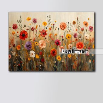 تابلوی جدید گل های بهاری _ به مناسبت فرا رسیدن فصل بهار _کد C27
