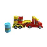 ماشین بازی مدل تریلی مک کویین بشکه بر