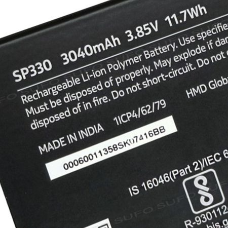 باتری گوشی نوکیا C3 مدل SP330