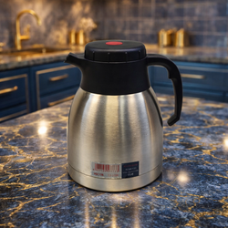 فلاسک استیل 1 لیتر دکمه دار