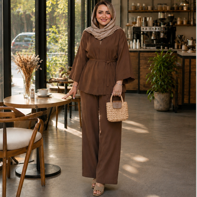 ست پروا قهوه ای