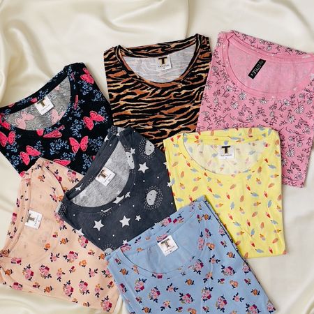 تیشرت کارتونی خانگی راحت و لطیف