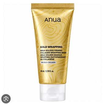 ماسک کلاژن طلای آنوا مدل Gold Wrapping سفت کننده و لیفتینگ پوست 80 میل