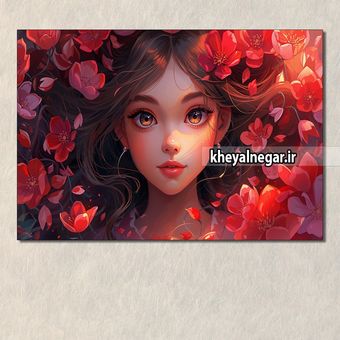 تابلو شاسی زیبا طرح انیمه _ کد C54
