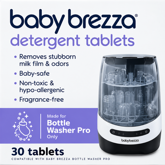 قرص شستشوی ماشین ظرف شویی new بی بی برزا Baby Brezza بسته 30عددی