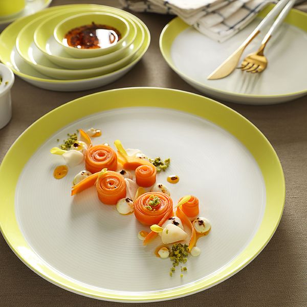 پیش دستی زی مدل فرم اس تخت کد 18 پاستل درجه عالی	بسته 6 عددی