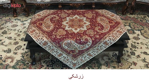 رومیزی ترمه سالاری مدل almas
