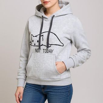 هودی زنانه طرح Not Today کد S361
