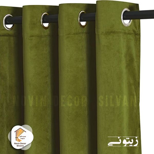 پرده نوین دکور سیلوانا مدل مخمل کالیفرنیا 28 سایز 280 × 140 سانتی متر 
