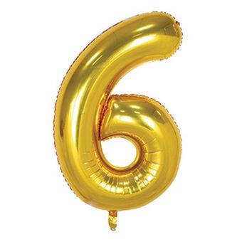 بادکنک فویلی طرح عدد 6