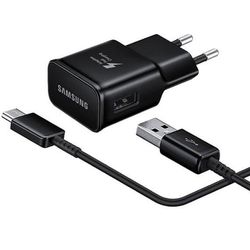شارژر دیواری مدل Travel Adapter Fast Charge 15W به همراه کابل تبدیل USB-C