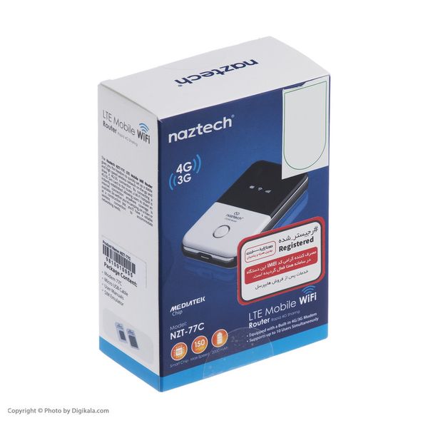 مودم 4G قابل حمل نزتک مدل NZT-77C