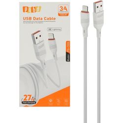 کابل شارژ لایتنینگ آیفون USB به lightening مدل PQ-C02L