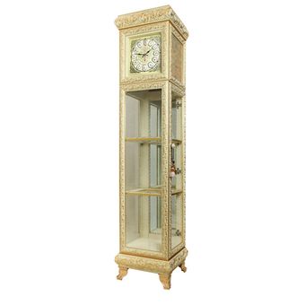ساعت ایستاده مدل بوفه دار طرح گل پیچ ایتالیا