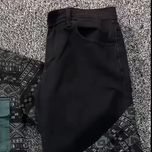 شلوار مام فیت مشکی