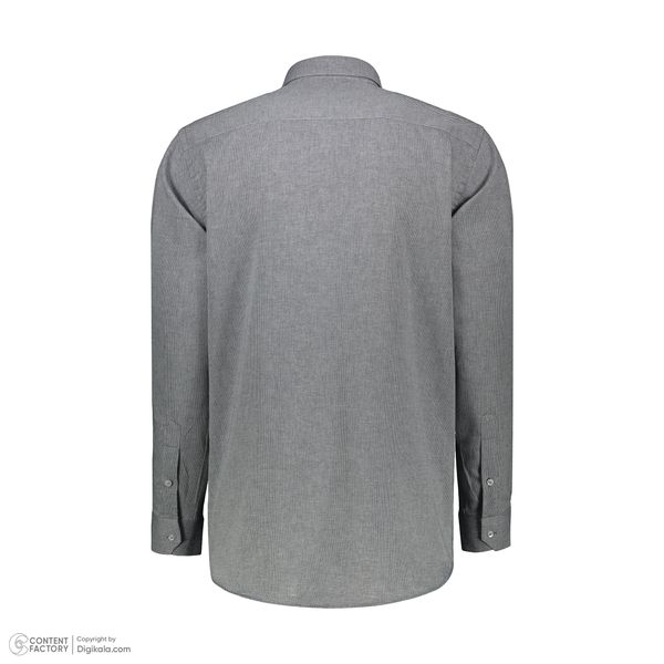 پیراهن آستین بلند یقه برگردان مردانه لیلاک مدل A-70