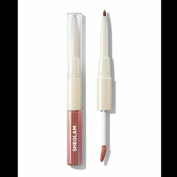 خط لب و لیپ گلاس دوطرفه شیگلم LIP RULES LINER & GLOSS PEN SHEGLAM