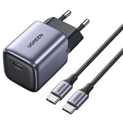 شارژر دیواری 30 وات یوگرین CD319-25257 به همراه کابل USB-C