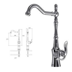 شیر آشپزخانه شودر مدل لوکا