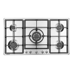 اجاق گاز صفحهای پنج شعله استیل البرز مدل S5952